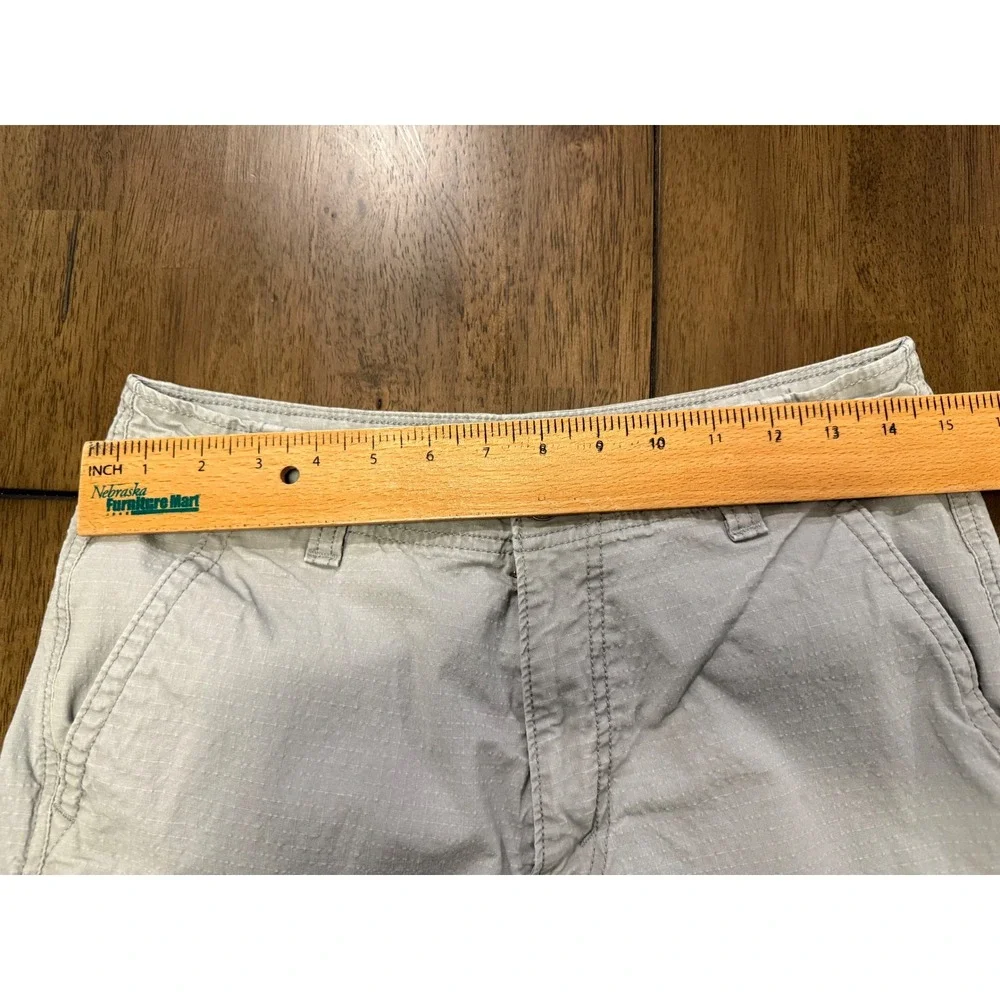 Denizen from Levis Mens Light Gray Ripstop Cargo Shorts Size 29 Utility Hiking